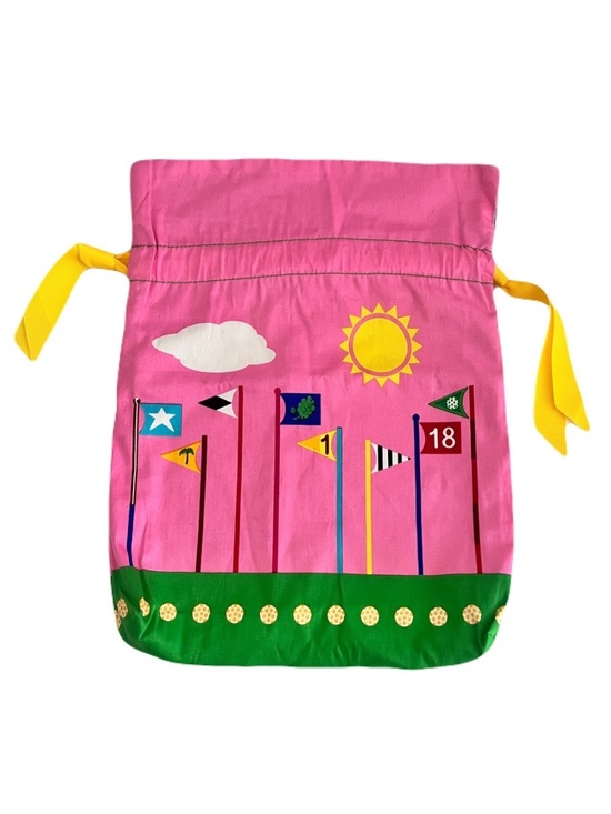 Barth & McCallig Shoes - Barth & McCallig Colorful Flags Golf Shoe Dust Bag